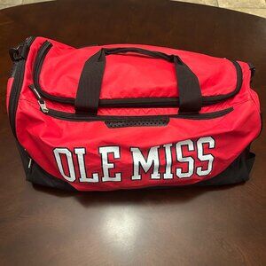 Nike Red Ole Miss Duffel Bag